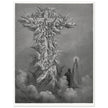 Gustave Dore illustration for The Divine Comedy by Dante Alighieri.  The Cross Paradise.