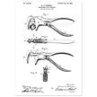Vintage Adjustable Nut Cracker patent by William H. Edwards.