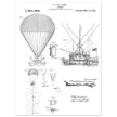 Airship patent illustration by T S C Lowe. Air Balloon