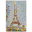 Eiffel tower  print by Georges Seurat 1881.