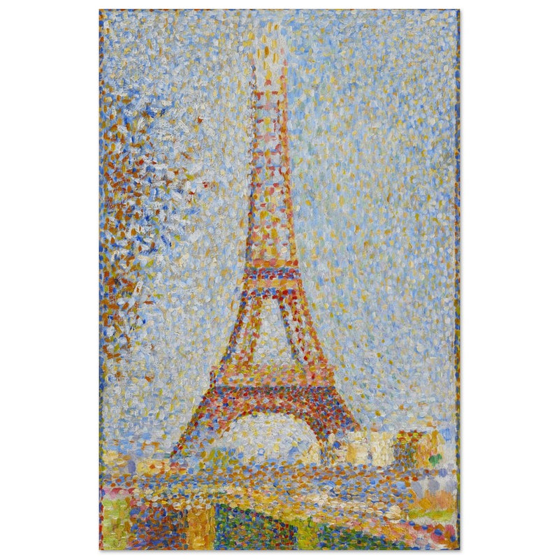 Eiffel tower  print by Georges Seurat 1881.