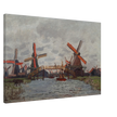 Windmills near Zaandam by Claude Monet