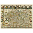 The Holy Roman Empire ancient map by Jan Jansson . Nova Germaniae Descriptio .