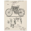 Motorcycle old patent 686284 by Gottschalk