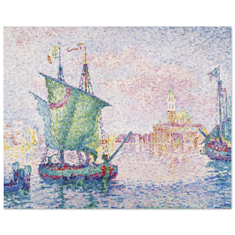 Paul Signac painting Venice, The Pink Cloud, 1909
