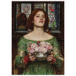John William Waterhouse painting Gather Ye Rosebuds While Ye May