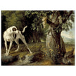 Landscape with a Dog and Partridges painting by Alexandre François Desportes 1719