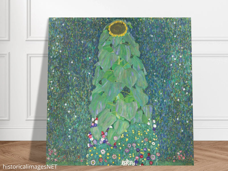 Gustav Klimt Sunflower painting.