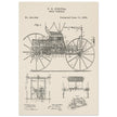 Road vehicle patent 540648 1895 by Charles Edgar Duryea. Automobile car history