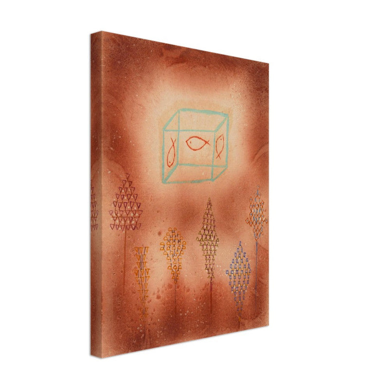 Paul Klee Aquarium im Garten ( Aquarium in garden) abstract painting.