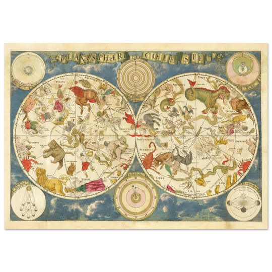 Planisphaerium Coeleste by Frederik de Wit