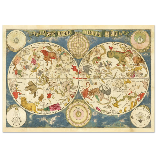 Planisphaerium Coeleste by Frederik de Wit