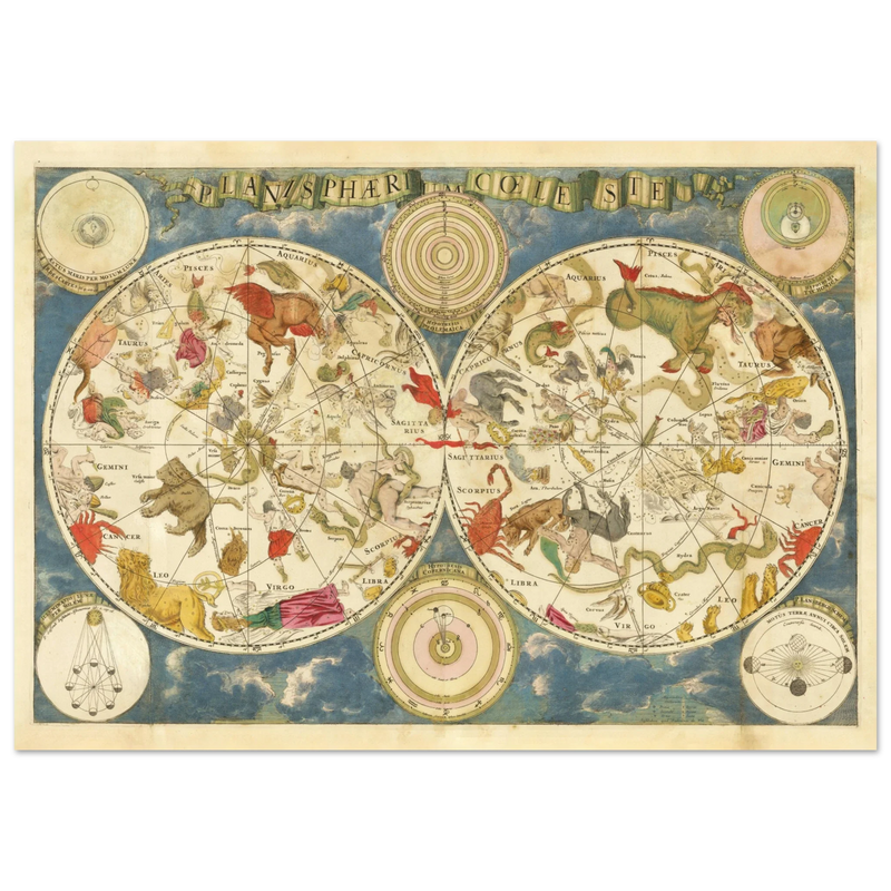 Planisphaerium Coeleste by Frederik de Wit