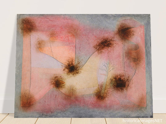 Paul Klee Hardy plants abstract painting.
