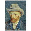 Self-portrait with grey felt hat by Vincent Van Gogh