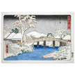 Hodogaya: Katabira River and Katabira Brige by Utagawa Hiroshige