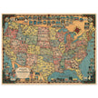 America the Wonderland: A Pictorial Map of the United States by Ernest Dudley Chase.