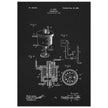 Carbureter vintage patent illustration by John Ford.