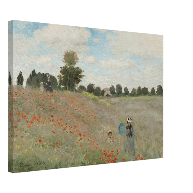 Poppy Field by Claude Monet