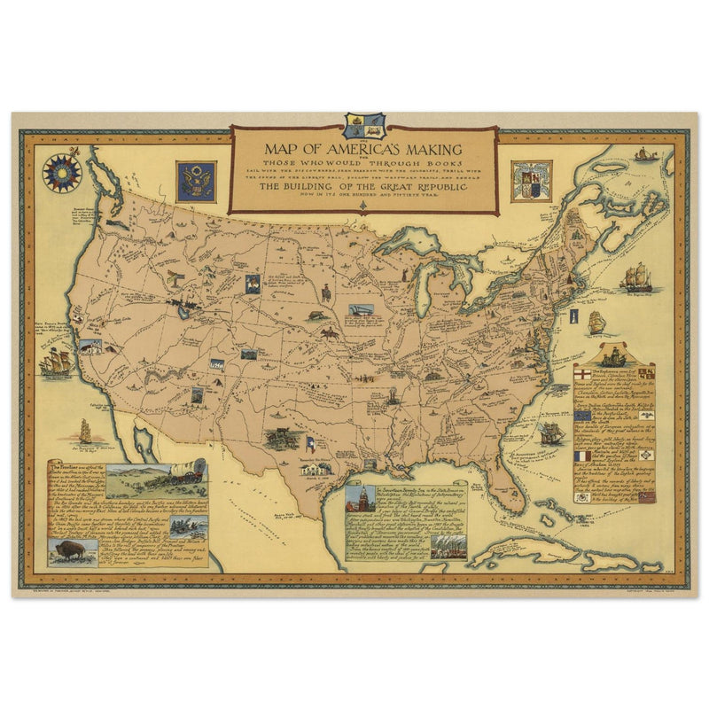 The Map of America’s Making by Paul Mayo Paine.