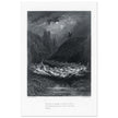 Gustave Dore illustration of King Arthur legend . The Fairy Circle. From the book Idylls of the King by Alfred Tennyson.