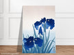 Irises by Ohara Koson Beautiful blue flowers woodblock painting in an