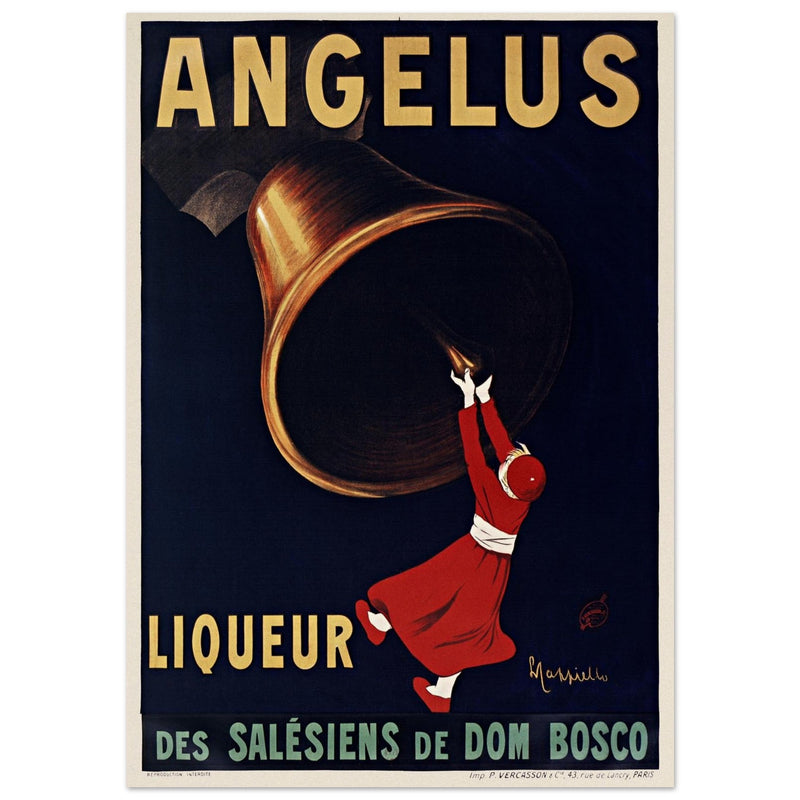 Angelus liqueur des Salesiens de dom Bosco advertising vintage poster by Leonetto Cappiello.