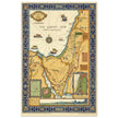 The Picture Map of the Holy Land by Harold Haven Brown . Biblical Palestine vintage map.