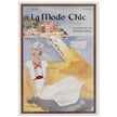 La Mode Chic old vintage fashion magazine cover from the 30s.