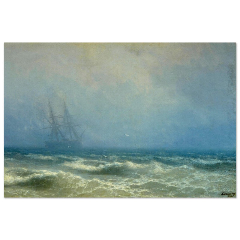 Fog over the Sea by Ivan Aivazovsky 1884.