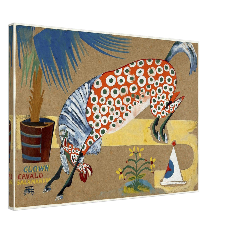 Clown, Horse, Salamander painting by Amadeo de Souza Cardoso
