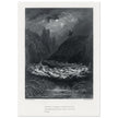 Gustave Dore illustration of King Arthur legend . The Fairy Circle. From the book Idylls of the King by Alfred Tennyson.