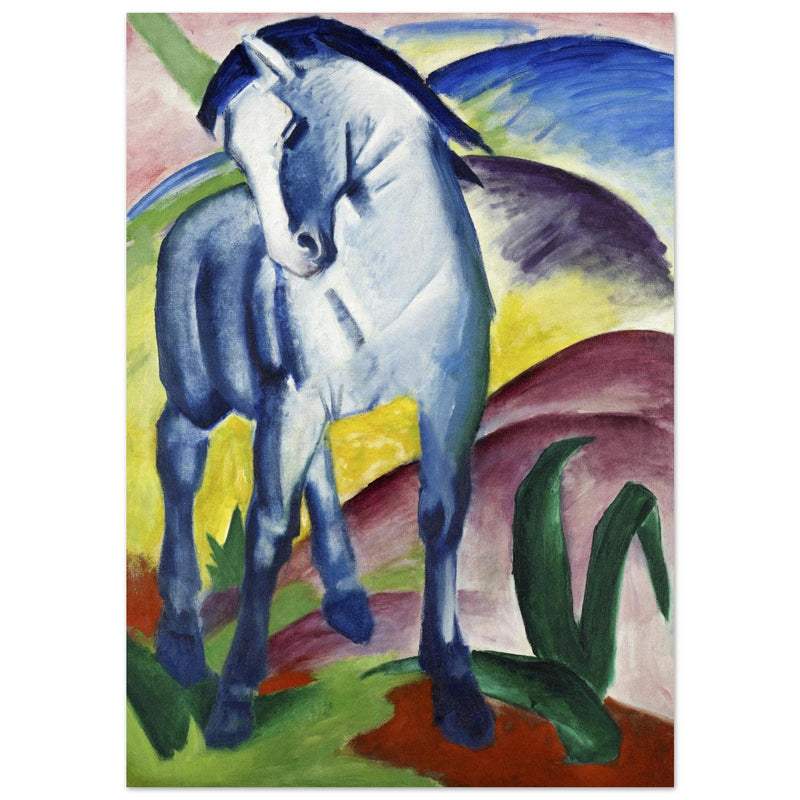Blue Horse I by Franz Marc painting