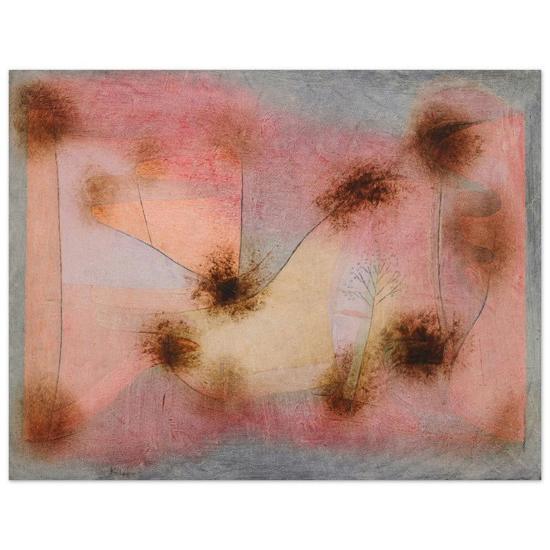 Paul Klee Hardy plants abstract painting.