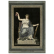 Liberté ( french Liberty statue ) (1792) engraving vintage print reproduction. French Revolution.