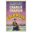 Charlie Chaplin The Gold Rush movie poster.