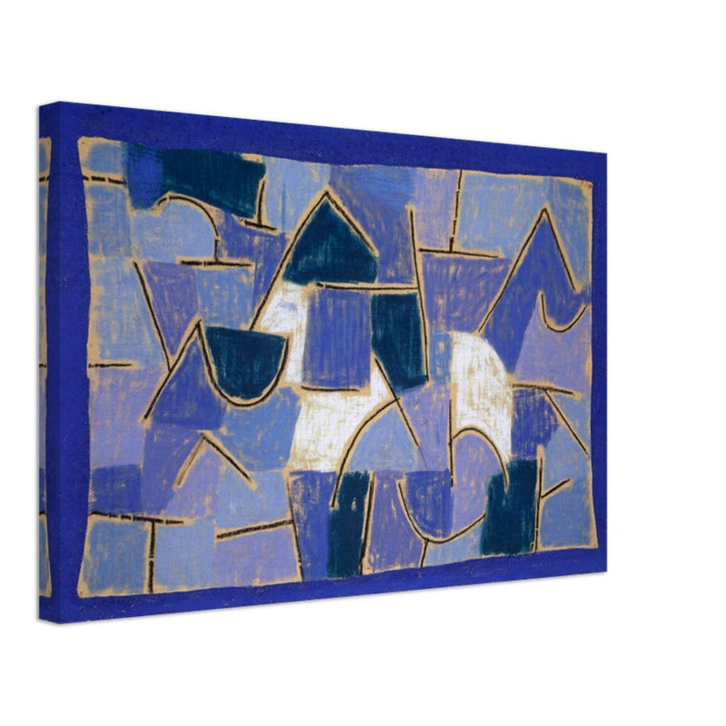 Paul Klee Blue night abstract painting.    .