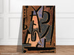 Paul Klee Bedrohliche Zeichen ( Threatening signs ). Abstract painting.  artwork. Wallart