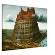 The Tower of Babel by Pieter Bruegel the Elder 1568. Old painting reproduction
