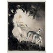 Louis Icart’s Gust of Wind (1925) Woman with her greyhound dogs.