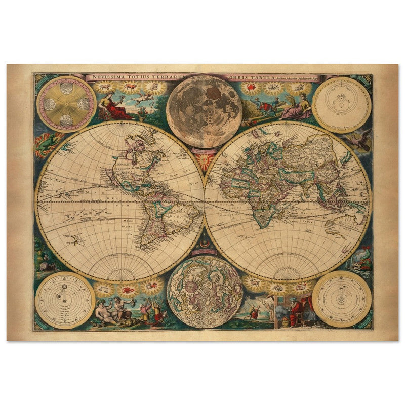 Old world map by John Seller
