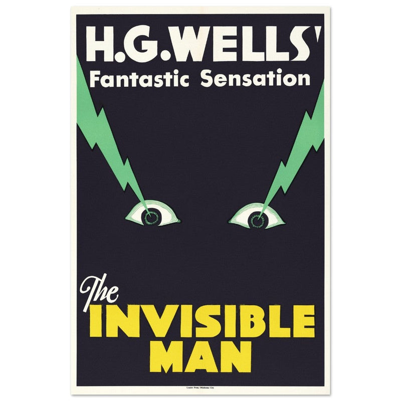 The Invisible Man movie poster.
