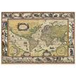 Old ancient map Nova Totius Terrarum Orbis Geographica ac Hydrographica Tabula by Willem Janszoon Blaeu .