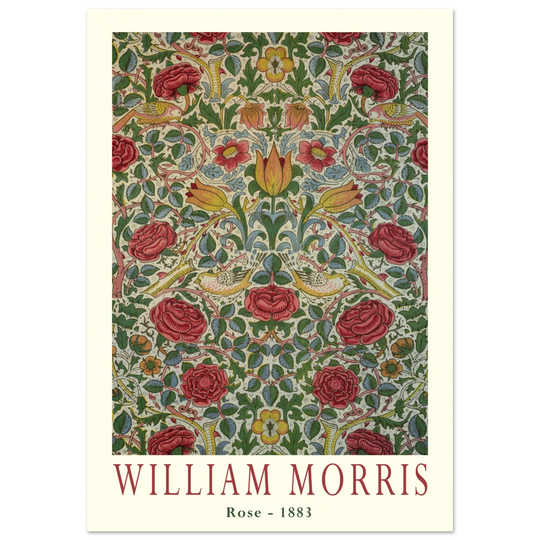 William Morris Rose 1883.