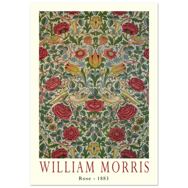 William Morris Rose 1883.