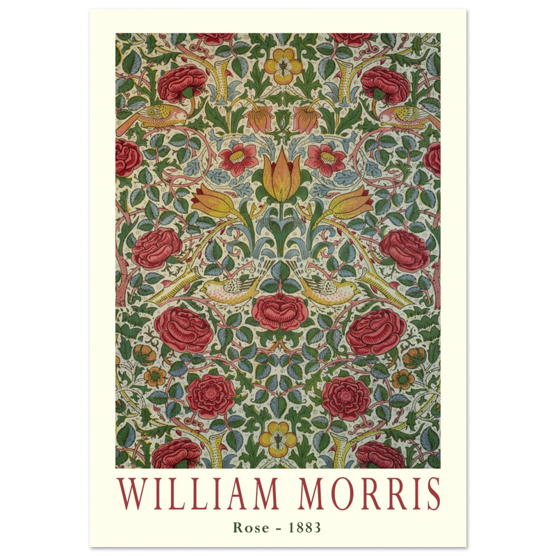 William Morris Rose 1883.