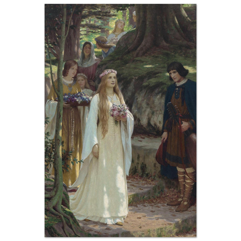 Edmund Blair Leighton painting  My Lady Passeth By