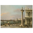 Canaletto antique painting in Venice Italy. Bacino di S. Marco.