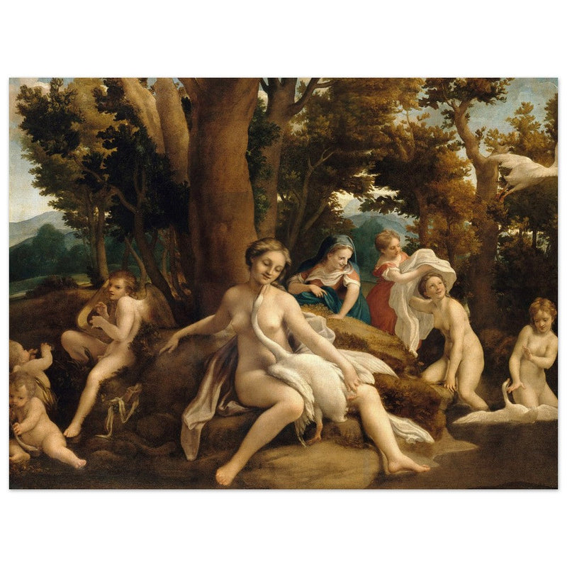 Leda and the Swan by Antonio da Correggio ca. 1532.