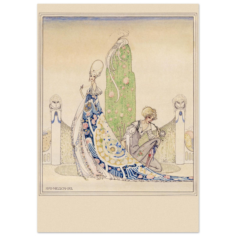 Kay Nielsen and his illustration The Twelve Dancing Princesses.